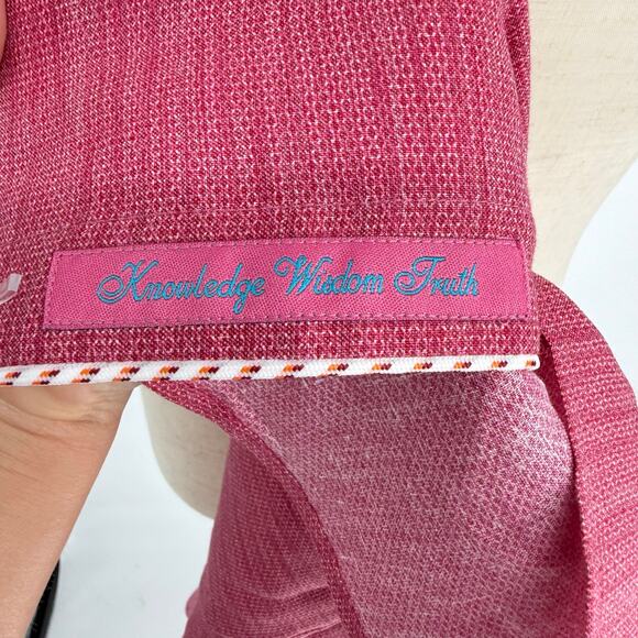 Robert Graham Woven Button Front Short Sleeve Shirt Porcaro Solid Red Pique M - Picture 4 of 9